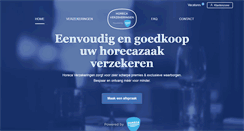 Desktop Screenshot of horecaverzekeringen.com
